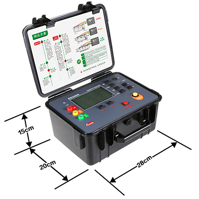 ES3000数字式接地电阻测试仪尺寸图