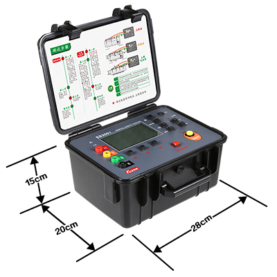 ES3001四线接地电阻测试仪尺寸图